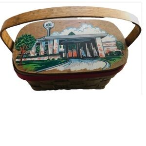 Vintage 1975 CJC GOLF Wooden BOX Handbag MCM